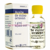 ACEITE RICINO ORRAVAN 1G/ML LIQUIDO ORAL, 1 frasco de 25 ml