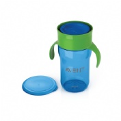 Taza de aprendizaje - avent philips (+18 m 340 ml morado azul verde)