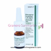 RHINOSPRAY EUCALIPTUS 1,18 mg/ ml SOLUCION PARA PULVERIZACION NASAL , 1 envase pulverizador de 10 ml