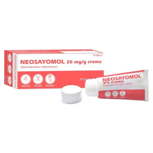 NEOSAYOMOL 20 mg/ g CREMA, 1 tubo de 30 g