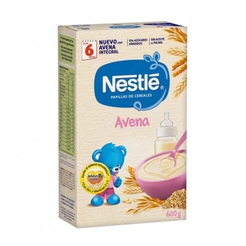 Nestle papilla de cereales avena integral (600 g)