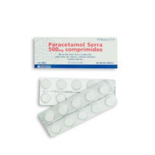PARACETAMOL MABO 500 mg comprimidos , 20 comprimidos
