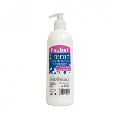 Crema hidratante corporal lisubel 1 envase 400 ml