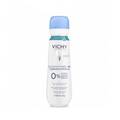 Vichy desodorante mineral 48 h tolerancia optima (1 envase 100 ml aerosol)