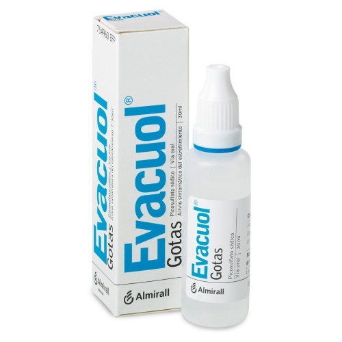 EVACUOL 7,5 mg/ml Gotas orales en solución , 1 frasco de 30 ml