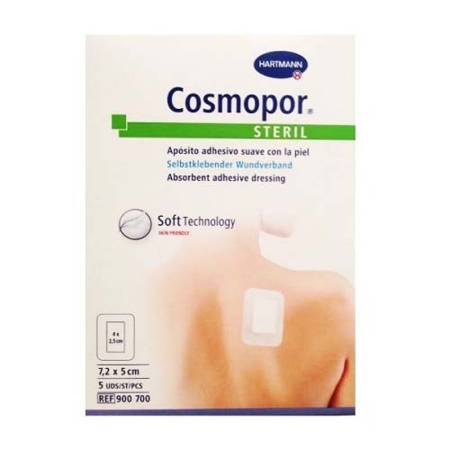 COSMOPOR STERI APOS 7,2X5CM 5U
