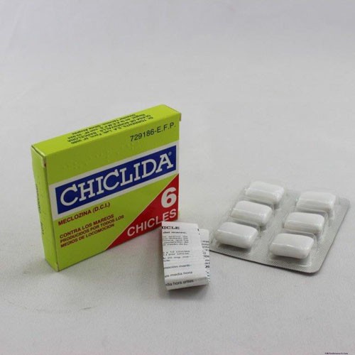 CHICLIDA 25 mg COMPRIMIDOS PARA CHUPAR , 6 pastillas