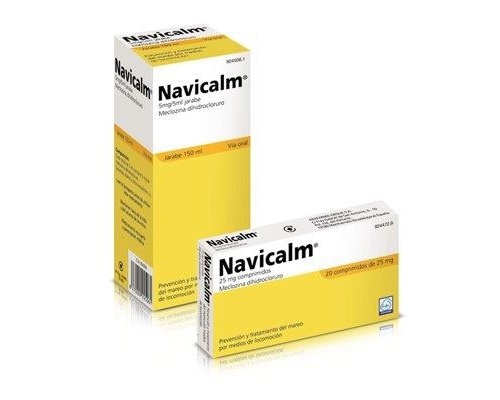 NAVICALM 25 MG COMPRIMIDOS , 20 comprimidos