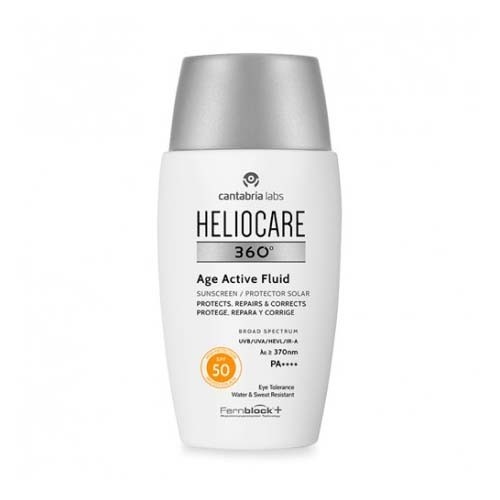 Heliocare 360º age active fluid protector solar protege repa (50 ml)
