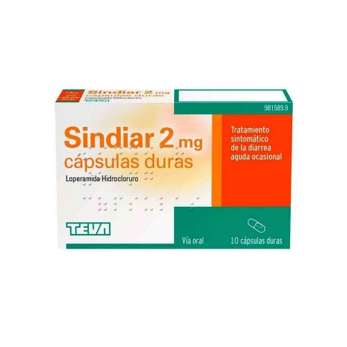 SINDIAR 2 mg CAPSULAS DURAS , 10 cápsulas
