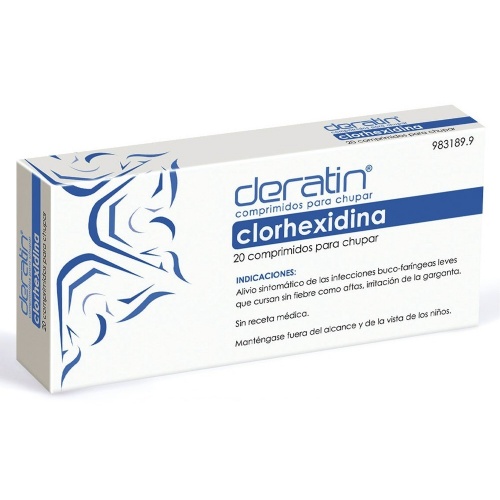 DERATIN 5 mg  COMPRIMIDOS PARA CHUPAR , 20 comprimidos