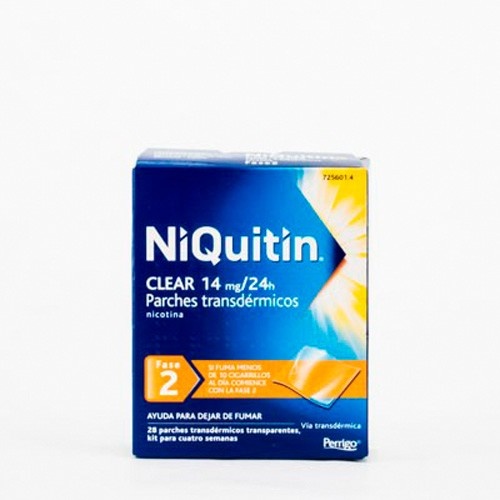NIQUITIN CLEAR 14 MG/24 HORAS PARCHE TRANSDERMICO 28 parches transdérmicos