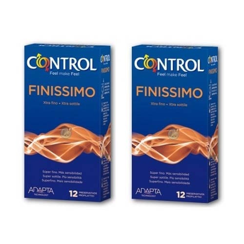 Control finissimo - preservativos (2 envases 12 unidades)