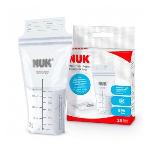 Bolsas de leche materna - nuk (25 unidades)
