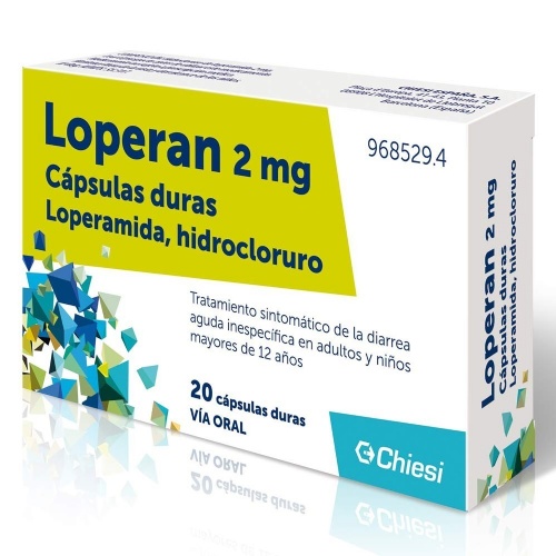 LOPERAN 2 mg CAPSULAS DURAS , 20 cápsulas