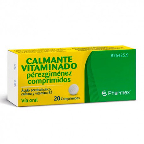 CALMANTE VITAMINADO PEREZGIMENEZ COMPRIMIDOS , 20 comprimidos