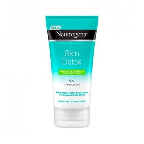 Neutrogena detox mascarilla arcilla purificante 2 en 1 (1 envase 150 ml)