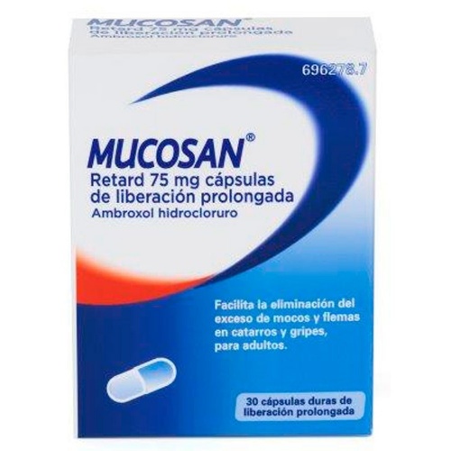 MUCOSAN RETARD 75 mg CAPSULAS DE LIBERACION PROLONGADA , 30 cápsulas