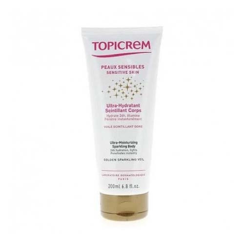 Topicrem emulsion corporal ultrahidratante dorada (1 envase 200 ml)