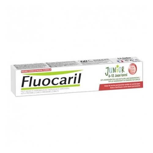 Fluocaril junior 6-12 años (1 envase 75 ml frutos rojos)