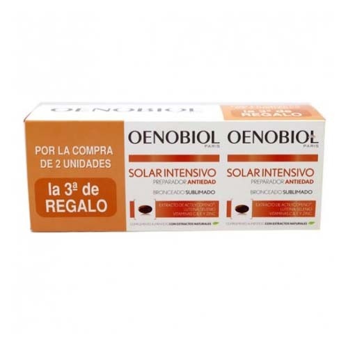 Oenobiol solar intensivo preparador antiedad (3 envases 30 capsulas pack triple)