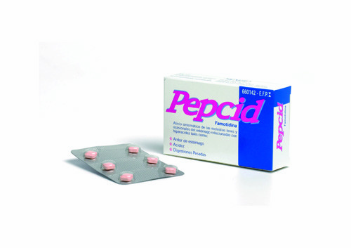 PEPCID 10 mg COMPRIMIDOS RECUBIERTOS , 12 comprimidos