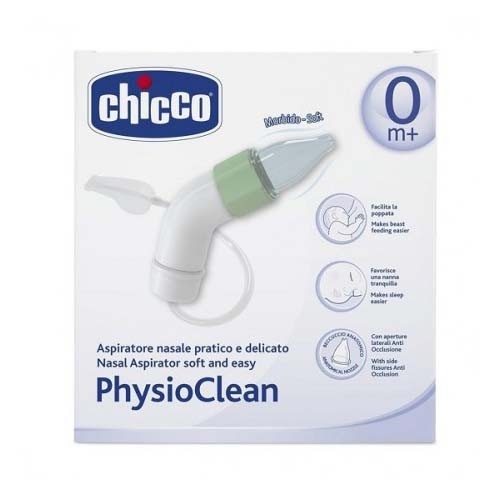 Chicco physio clean aspirador nasal (+ 3 recambios)