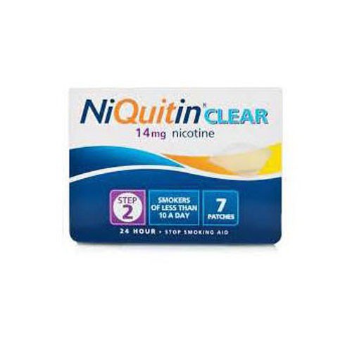 NIQUITIN CLEAR 14 MG/24 HORAS PARCHE TRANSDERMICO 7 parches transdermicos