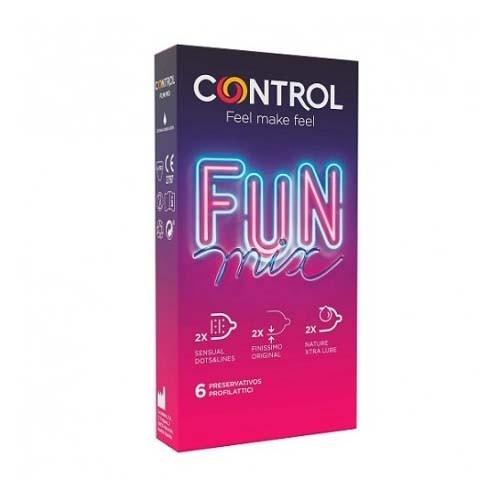 Control fun - preservativos (mix 6 unidades)