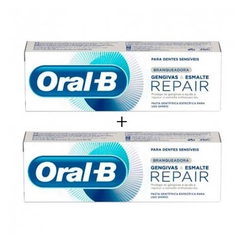 Oral-b pasta encias & esmalte repair blanqueante (2 x (75 ml + 25 ml))
