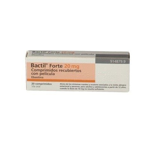 BACTIL FORTE 20 mg COMPRIMIDOS RECUBIERTOS CON PELICULA , 20 comprimidos