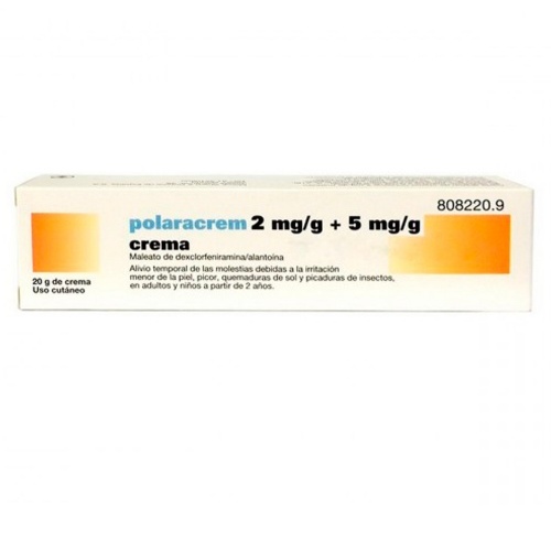 POLARACREM 2 mg/g + 5 mg/g  CREMA , 1 tubo de 20 g