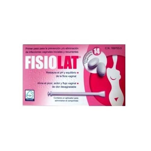 FISIOLAT COMP VAGINAL (14 COMP)