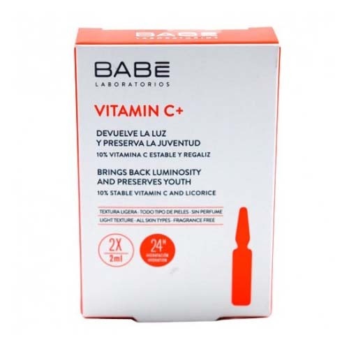 Vitamina c+ babe soluciones en ampolla (2 envases 2 ml)