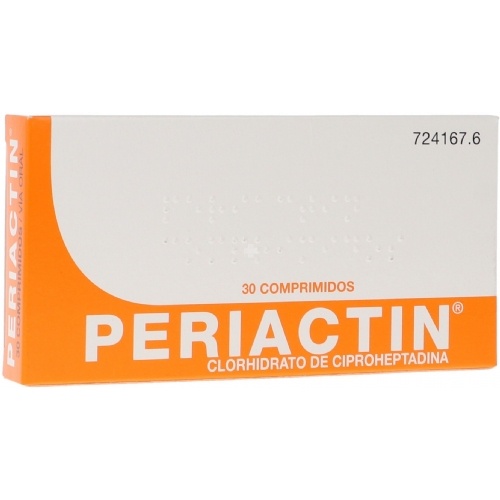 PERIACTIN 4 MG COMPRIMIDOS, 30 comprimidos
