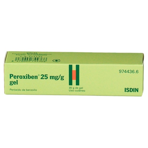 PEROXIBEN  25 mg/g GEL, 1 tubo de 30 g