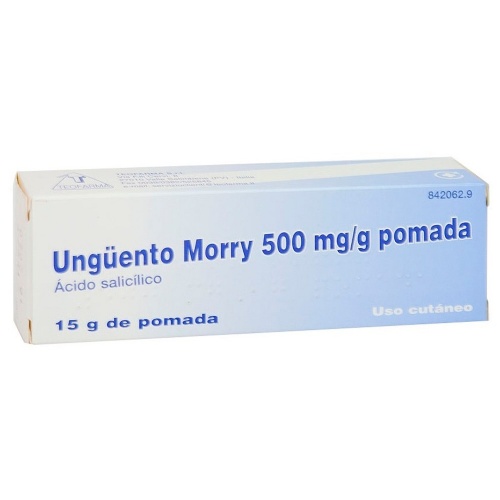 UNGÜENTO MORRY 500 mg/g POMADA, 1 tubo de 15 g