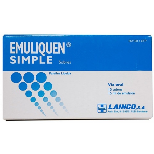 EMULIQUEN SIMPLE 7.173,9 mg EMULSION ORAL EN SOBRES , 10 sobres de 15 ml