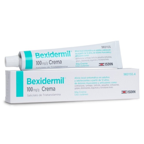 BEXIDERMIL 100 mg/g CREMA , 1 tubo de 50 g