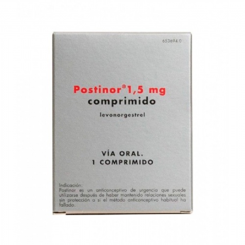 POSTINOR 1,5 mg COMPRIMIDO, 1 comprimido