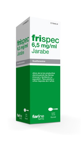 FRISPEC 6,5 mg/ml JARABE, 1 frasco de 150 ml