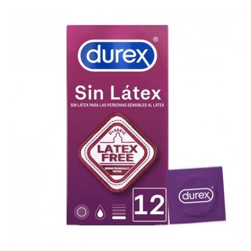 Durex sin latex - preservativos (12 unidades)
