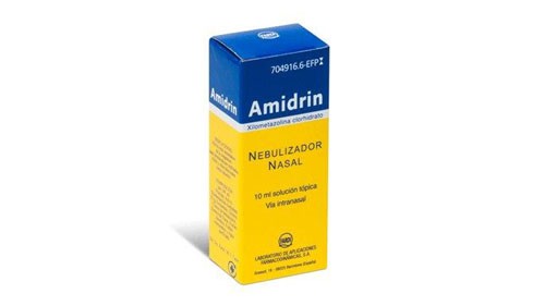 AMIDRIN 1 mg/ml SOLUCION PARA PULVERIZACION NASAL , 1 frasco de 15 ml