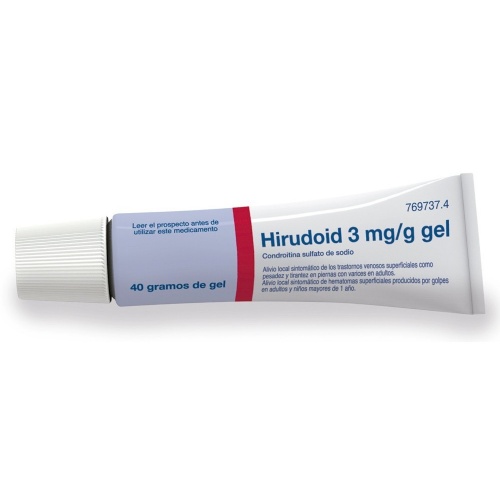 HIRUDOID 3 mg/g GEL , 1 tubo de 40 g