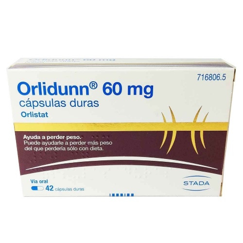 ORLIDUNN 60 MG CAPSULAS DURAS, 42 cápsulas (Blister)