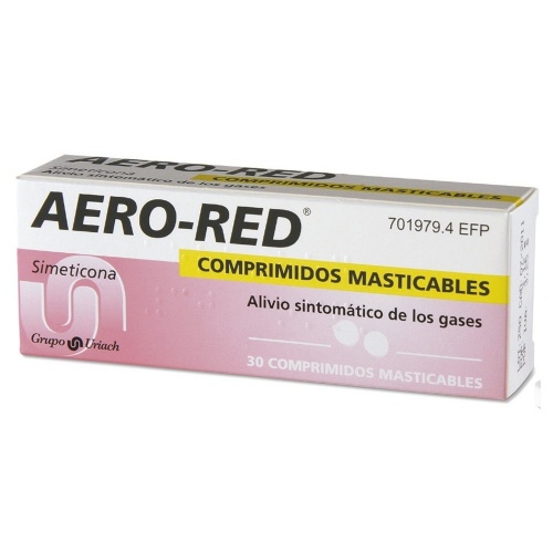 AERO RED 40 mg COMPRIMIDOS MASTICABLES , 30 comprimidos