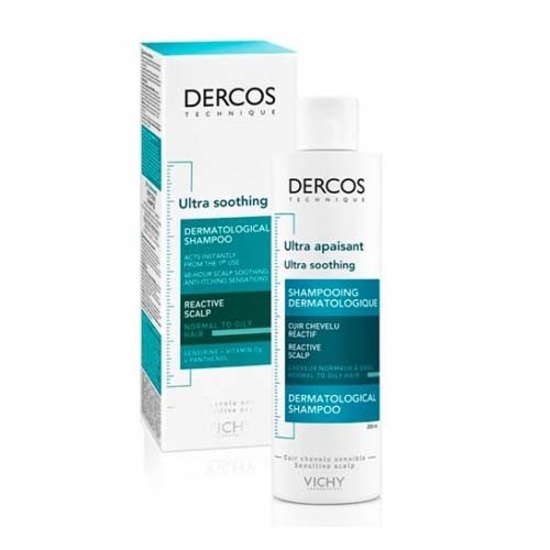 Dercos technique champu ultra calmante - cabello normal a graso (1 envase 200 ml)