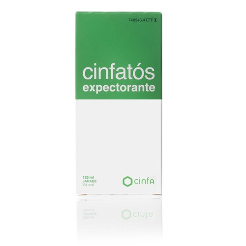 CINFATOS EXPECTORANTE 2 mg/ml + 20 mg/ml SOLUCION ORAL , 1 frasco de 125 ml