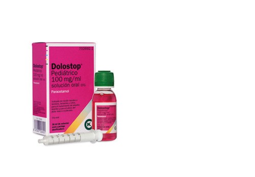 DOLOSTOP PEDIÁTRICO 100 MG/ML SOLUCION ORAL , 30 ml