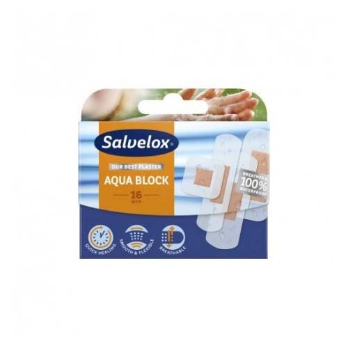 Salvelox aqua block - aposito adhesivo (16 apositos)